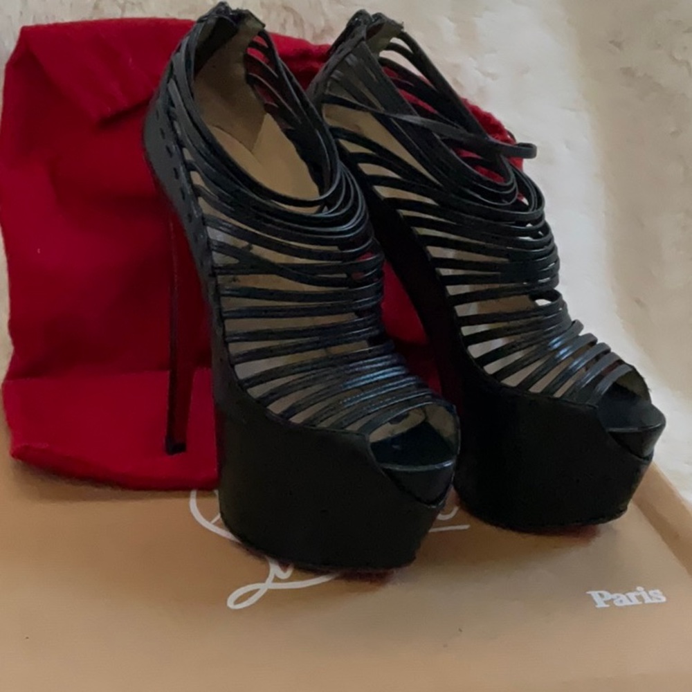 Christian Louboutin Zoulou Caged Heel